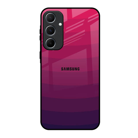 Wavy Pink Pattern Samsung Galaxy A55 5G Glass Back Cover Online
