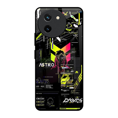 Astro Glitch Vivo T3X 5G Glass Back Cover Online