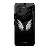 White Angel Wings Vivo T3X 5G Glass Back Cover Online