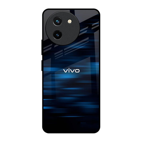 Blue Rough Abstract Vivo T3X 5G Glass Back Cover Online