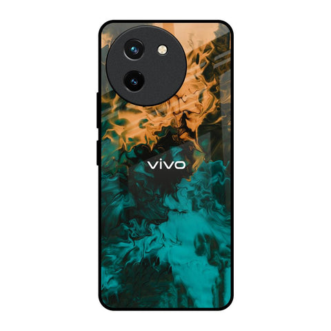 Watercolor Wave Vivo T3X 5G Glass Back Cover Online