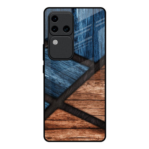 Wooden Tiles Vivo V30 Pro 5G Glass Back Cover Online