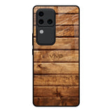 Wooden Planks Vivo V30 Pro 5G Glass Back Cover Online