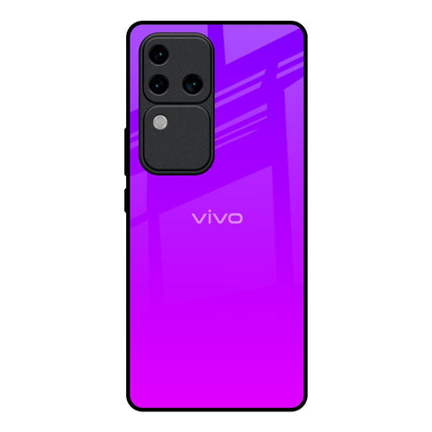 Purple Pink Vivo V30 Pro 5G Glass Back Cover Online