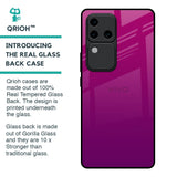 Magenta Gradient Glass Case For Vivo V30 Pro 5G