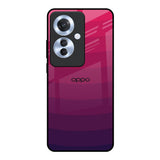 Wavy Pink Pattern Oppo F25 Pro 5G Glass Back Cover Online