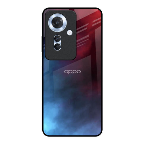 Smokey Watercolor Oppo F25 Pro 5G Glass Back Cover Online