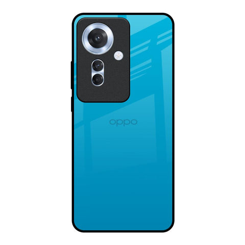 Blue Aqua Oppo F25 Pro 5G Glass Back Cover Online
