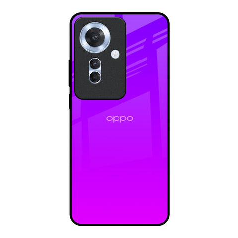 Purple Pink Oppo F25 Pro 5G Glass Back Cover Online