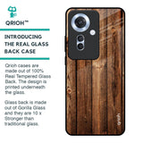 Timber Printed Glass Case for Oppo F25 Pro 5G