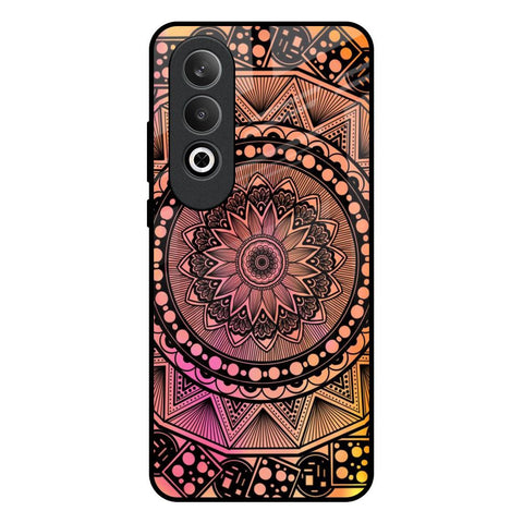 Floral Mandala OnePlus Nord CE4 5G Glass Back Cover Online