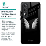 White Angel Wings Glass Case for OnePlus Nord CE4 5G