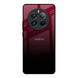 Wine Red Realme 12 Pro Plus 5G Glass Back Cover Online