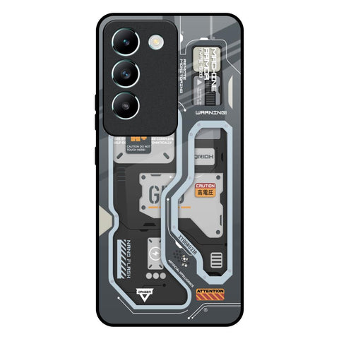 Retro Futuristic Vivo T3 5G Glass Back Cover Online