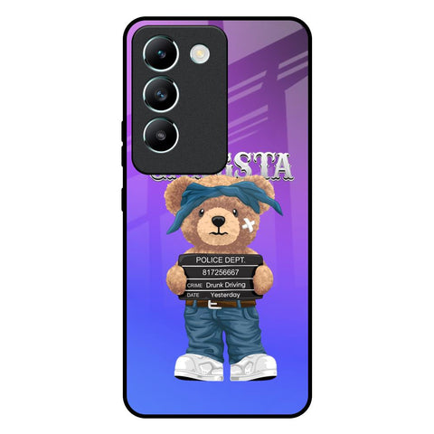 Gangsta Bear Vivo T3 5G Glass Back Cover Online