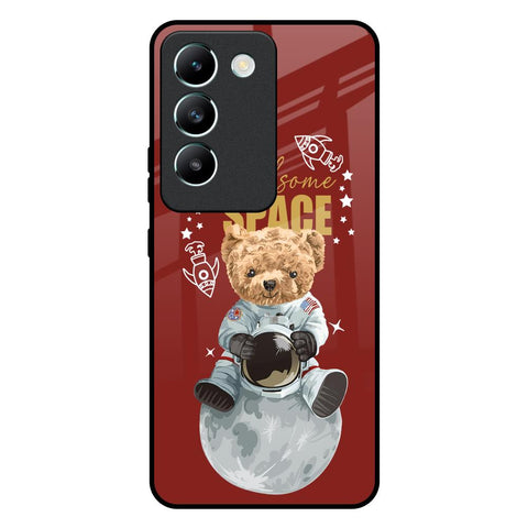 Astronaut Bear Vivo T3 5G Glass Back Cover Online