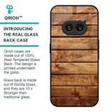 Wooden Planks Glass Case for Nothing Phone 2a 5G