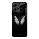 White Angel Wings Redmi 12 5G Glass Back Cover Online