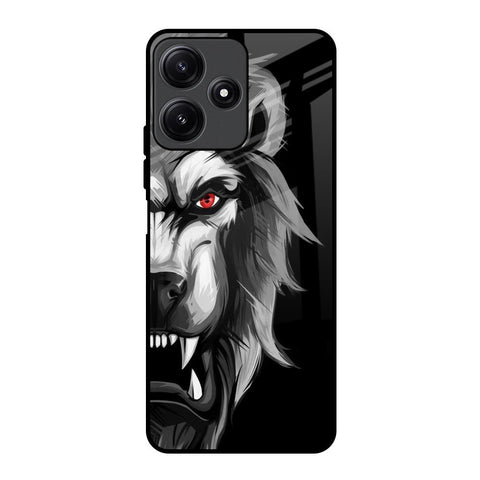 Wild Lion Redmi 12 5G Glass Back Cover Online