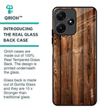 Timber Printed Glass Case for Redmi 12 5G