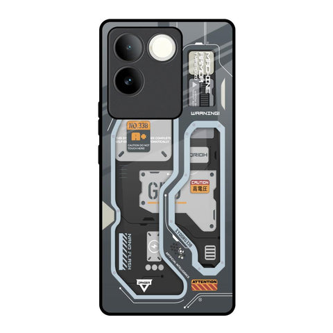 Retro Futuristic iQOO Z7 Pro 5G Glass Back Cover Online