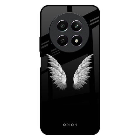 White Angel Wings Realme 12 5G Glass Back Cover Online