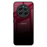 Wine Red Realme 12 Plus 5G Glass Back Cover Online