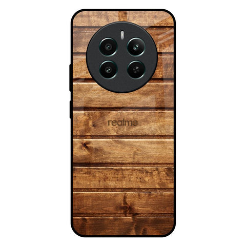 Wooden Planks Realme 12 Plus 5G Glass Back Cover Online