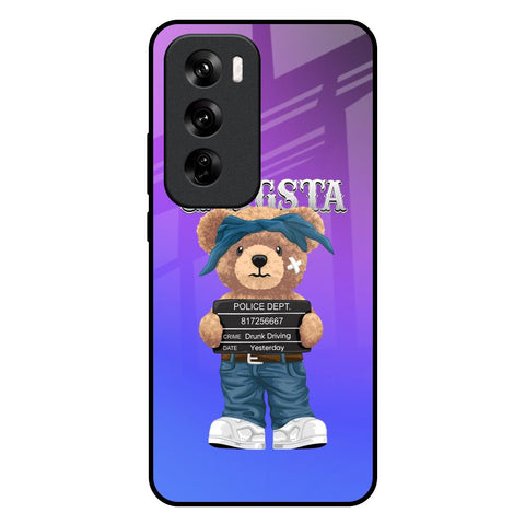 Gangsta Bear Oppo Reno 12 5G Glass Back Cover Online