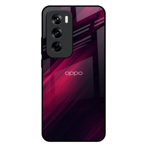 Razor Black Oppo Reno 12 5G Glass Back Cover Online