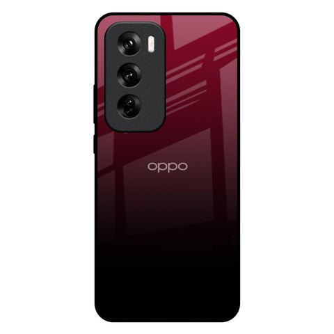 Wine Red Oppo Reno 12 5G Glass Back Cover Online