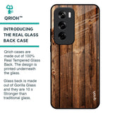 Timber Printed Glass Case for Oppo Reno 12 5G