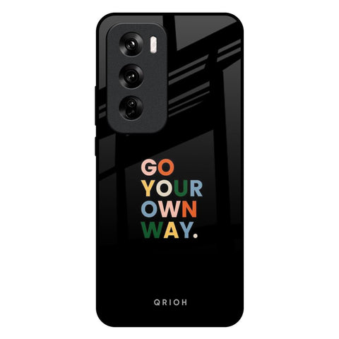 Go Your Own Way Oppo Reno 12 Pro 5G Glass Back Cover Online