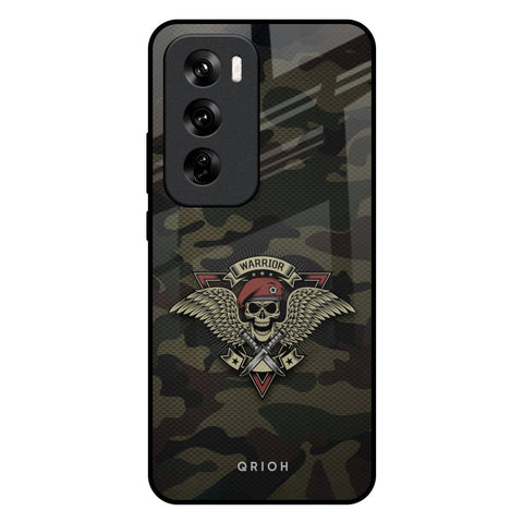 Army Warrior Oppo Reno 12 Pro 5G Glass Back Cover Online