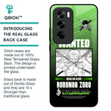 Zoro Wanted Glass Case for Oppo Reno 12 Pro 5G