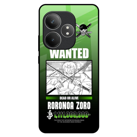 Zoro Wanted Realme GT 6 5G Glass Back Cover Online