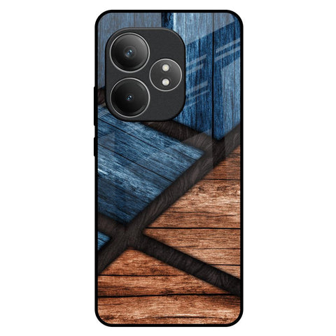 Wooden Tiles Realme GT 6 5G Glass Back Cover Online