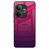 Wavy Pink Pattern Realme GT 6 5G Glass Back Cover Online