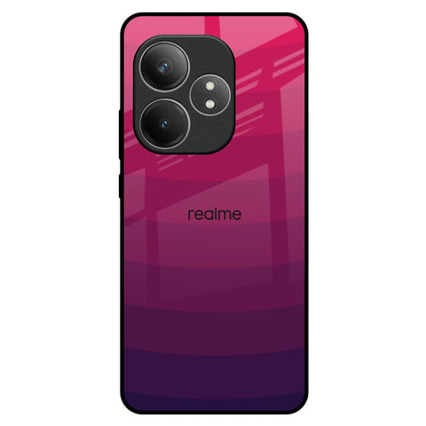 Wavy Pink Pattern Realme GT 6 5G Glass Back Cover Online