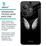 White Angel Wings Glass Case for Realme GT 6 5G