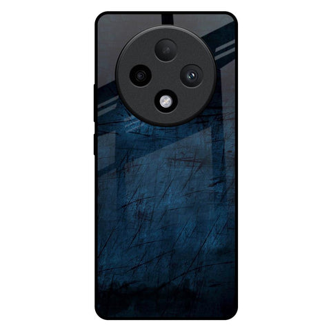 Dark Blue Grunge Oppo F27 Pro Plus Glass Back Cover Online