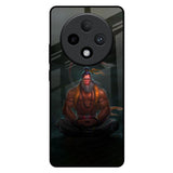 Lord Hanuman Animated Oppo F27 Pro Plus Glass Back Cover Online