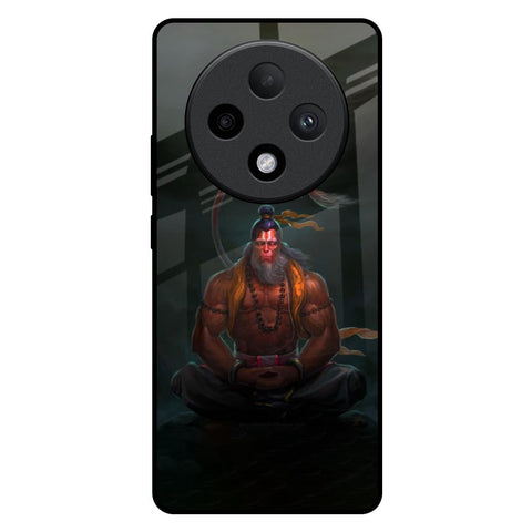 Lord Hanuman Animated Oppo F27 Pro Plus Glass Back Cover Online