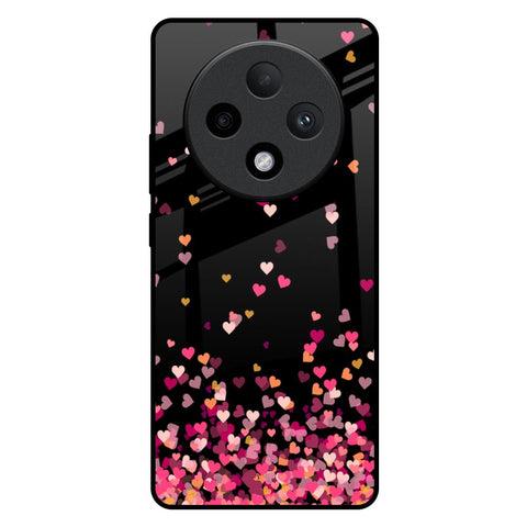 Heart Rain Fall Oppo F27 Pro Plus Glass Back Cover Online