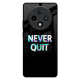 Never Quit Oppo F27 Pro Plus Glass Back Cover Online