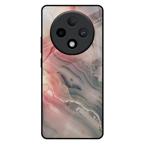 Pink And Grey Marble Oppo F27 Pro Plus Glass Back Cover Online