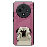 Funny Pug Face Oppo F27 Pro Plus Glass Back Cover Online