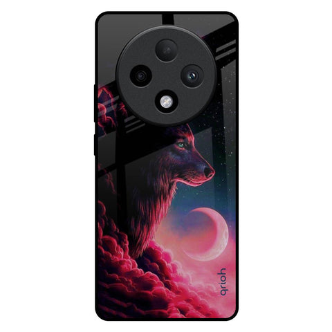 Moon Wolf Oppo F27 Pro Plus Glass Back Cover Online