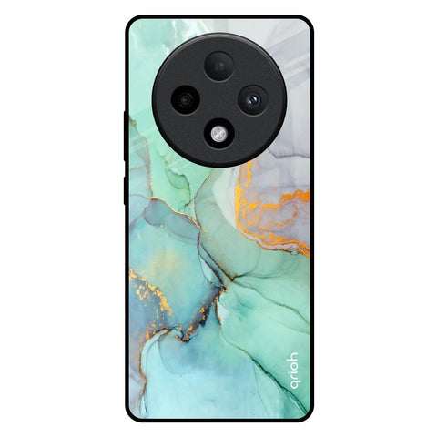 Green Marble Oppo F27 Pro Plus Glass Back Cover Online