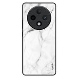 Modern White Marble Oppo F27 Pro Plus Glass Back Cover Online